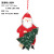 Cross-Border New Christmas Decorations Painted Santa Claus Christmas Tree Wooden Board Pendant Wooden Ornaments