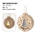 Wooden Christmas Decorations Creative Hollow Carved Christmas Letters Elk Christmas Tree Light Pendant Gift