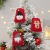 Cross-Border New Christmas Home Decorations Faceless Elderly Snowman Elk Non-Woven Christmas Tree Pendant