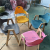 Wood Plastic Chair Simple Home Dining Chair Study Conference Chair Leisure Chair Nail Scrubbing Chair Dormitory Stool