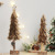 Cross-Border New Christmas Home Decoration Creative Log Fur Christmas Tree Wood Desktop Decoration