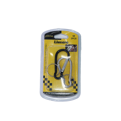 Card-Mounted Hardware Climbing Button Carabiner Aluminum Alloy Outdoor Backpack with Lock Hanging Buckle Hanger Water Bottle Backpack Spring Fastener