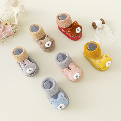 Newborn Baby Floor Socks Spring and Autumn Cartoon Toy Socks Baby Tube Socks Children's Floor Socks Factory Wholesale