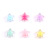 Manufacturer 20mm Five-Pointed Star Color Transparent Beads Popular Korean Children Headwear Necklace Shoes Ornament Accessory Accessories