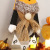 Cross-Border New Halloween Yellow Series Bat Hat Faceless Elderly Flag Doll Wall Hanging Home Decorations