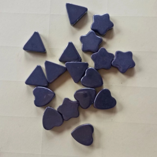 stone love heart-shaped five-pointed star triangle 15 round spherical rugby magnet 30 * 10mm size regular