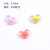 Factory Direct Supply DIY Material 18mm Transparent Convex Heart Scattered Beads Colorful Acrylic Beads Mobile Phone Charm Acrylic Ornaments Accessories
