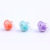 Factory Direct Supply DIY Material 18mm Transparent Convex Heart Scattered Beads Colorful Acrylic Beads Mobile Phone Charm Acrylic Ornaments Accessories