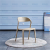 Plastic Dining Chair Modern Minimalist Leisure Chair Home Backrest Stool Desk Chair Cosmetic Chair Negotiation Chair