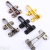 Zinc Alloy Anti-Theft Clasp Hotel Door Lock Safety Chain Door Thickened Door Bolt Back Lock Bold Door Latch Bolt