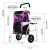 Charging and Inflating Wheel Mute Outdoor Large Capacity Oversized Shopping Cart Internet Celebrity Photography Can Sit with Seat Hand Push Shopping Cart