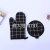 Thickened Oven Gloves High-Temperature Resistance Anti-Scald Gloves Cotton Linen Microwave Oven Insulated Gloves Coasters Two-Piece Set Wholesale