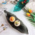 Creative Ins Irregular Pea Phnom Penh Glass Plate Nordic Style Household Fruit Dessert Sushi Tray