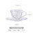 European Retro Embossed SUNFLOWER Coffee Cup Set Home Glass Cups Water Cup Breakfast Oat Cup