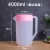 Plastic Cold Water Jug Large Capacity Boiled Water Pot High Temperature Resistant Household Milk Tea Shop Measuring Cup with Lid with Scale Commercial