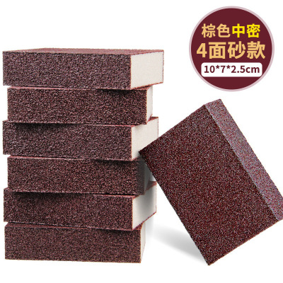 Wholesale Kitchen Cleaning Dishwashing Dish Brush Sponge Wipe Nano Rust Removal Household High Density Silicon Carbide Spong Mop