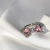2022spring/Summer New Bow Ring Sweet Cute Refreshing Open Design Single Ring Index Finger Ring Female