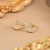 Korean Dongdaemun Elegant Earrings Female Niche Design Peach Heart Earrings Spring and Summer New High-Grade Love Ear Clip