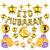 Muslim Eid Al-Fitr Eid Mubarak Aluminum Film Star Moon Sequined Balloon New Year Party Decoration Setxizan