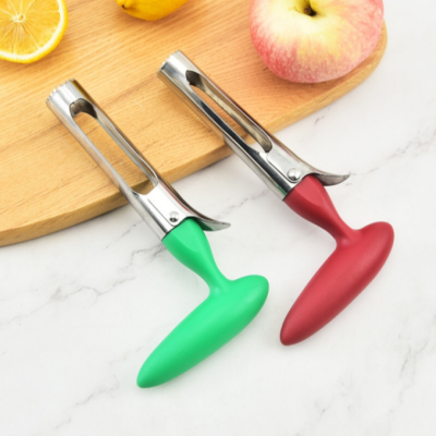 Amazon Hot Selling Apple Corer Three-Color Optional Stainless Steel Fruit Corer Kernel Extractor Corer