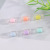 Factory Direct Sales DIY Handmade 12mm Transparent Inner Color Pillar Colorful Acrylic Beads Sub Mobile Phone Charm Acrylic Ornaments Accessories