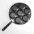 Factory Direct Supply Seven-Hole Egg Frying Pan Aluminum Alloy Pan Non-Stick Pan Multi-Functional Mini Breakfast Pot