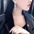 Sterling Silver Needle Elegant Tassel Earrings Advanced Simple and Thin Face All-Match Earrings Korean Style New Fashion Earrings