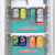 Refrigerator Hanging Beer Drink Storage Fantastic Double Row Listening Beer Soda Cola Cans Storage Rack