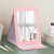 Folding Table Mirror Makeup Mirror Desktop Simple and Fresh Large Student Dormitory Portable Paper Dressing Mirror