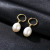 PAG & Mag Sterling Silver Freshwater Pearl Ear Clip 925 Silver 9-10 Bead Women's Pearl Earrings Earrings High-End