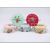 Vekoo Bamboo Factory Shop Bamboo Fiber Double Handle Bowl (Small) Food Grade Cartoon Children's Household Green Tableware