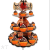 New Halloween Decorative Cake Stand Disposable Multi-Layer Paper Cake Stand Birthday Party Supplies Cake Ornaments