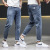 Fashion Brand Jeans Men's Loose Men's Cropped Denim Pants 2022 All-Match Jeans Guangdong Xintang Men's