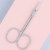 Beauty Tools Stainless Steel Makeup Eyebrow Blade Vibrissac Scissors Household Multi-Functional Curved Pointed Small Scissors