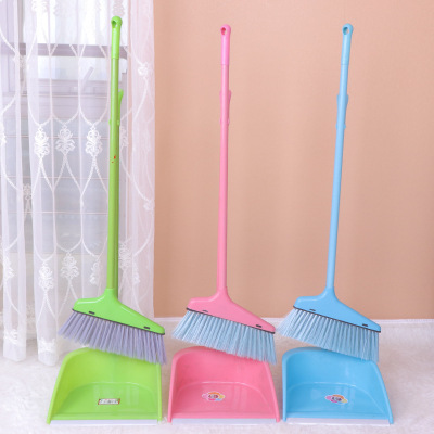 Customizable Broom Dustpan Set Combination Plastic Broom Dustpan Broom Household Garbage Shovel Set