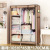 Simple Cloth Wardrobe Fashion Non-Woven Fabric Dustproof Storage Wardrobe Closet Hanger Steel Frame Dormitory