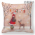 Qixi Nordic Christmas Pillow Cover Linen Cartoon Santa Claus Series Office Sofas Cushion Throw Pillowcase