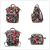 Mummy Bag Backpack Fashion Flower Large Capacity Lightweight for Going out Mother Bag Multifunctional Baby Bag Wholesale