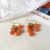 Korean Style Personalized Girls Fruit Collection Earrings Cute Funny Funny Earrings Spring and Summer Earrings H4931