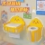 Cute Cartoon Tissue Box Home Creative Punch-Free Wall-Mounted Plastic Tissue Box Bathroom Napkin Storage Box