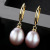 PAG & Mag Sterling Silver Freshwater Pearl Ear Clip 925 Silver 9-10 Bead Women's Pearl Earrings Earrings High-End