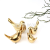 Electroplated Gold and Silver Bird Ceramic Animal Ornaments Home Porcelain Craft Ornaments  Home Decorations