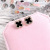 Korean Dongdaemun Pure Pearl Camellia Earrings Elegant High-Grade Elegant Earrings Summer Earrings French Earrings
