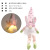Cross-Border New Easter Decoration Ins Cute Wind with Light Long Legs Faceless Old Doll Rabbit Ear Doll Gift