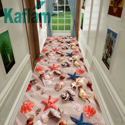 Corridor Floor Blanket 3D Aisle Coiled Material Household Hallway Floor Mat Hotel Hotel Stairs Full Non-Slip Mat 