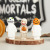 Amazon Cross-Border New Halloween Decorations Pumpkin Mummy Skull Mini Resin Doll Decoration Set