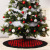 2022 Amazon Cross-Border New Product Christmas Tree Decorations 120cm Plaid Tree Skirt Atmosphere Set Supplies