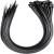 Zipper Cable Tie Heavy Duty 7.6 * 500mm Black Cable Tie Tensile Strength Is kg UV Resistant