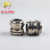 Metal Connector Cable Waterproof Cable Gland Copper Nickel-Plated Cable Fixed Head External Thread Packing