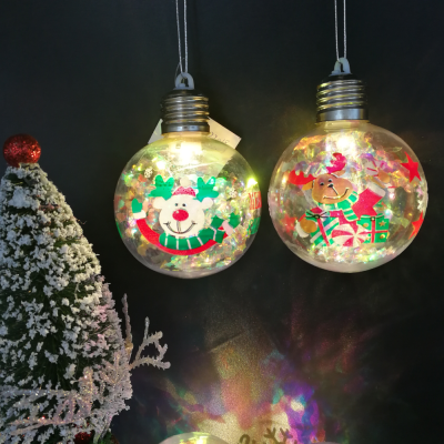 Factory Direct Sales Christmas Ornaments/Christmas Ball/Colored Lights/Colored Lights Electric Bulb/Confession Venue Romantic Scenery Lights